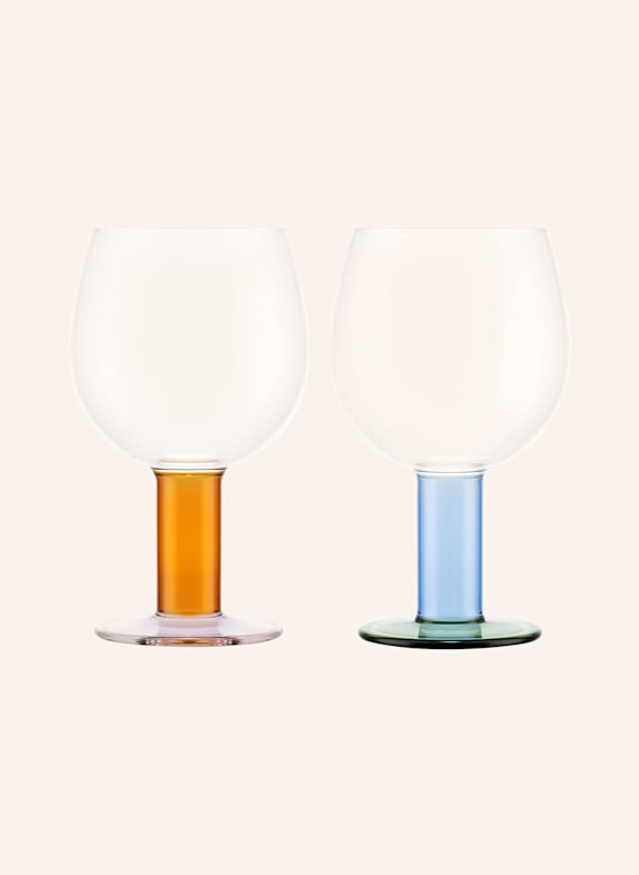 bodum 2er-Set Weingläser WEISS/ DUNKELBLAU/ GRÜN