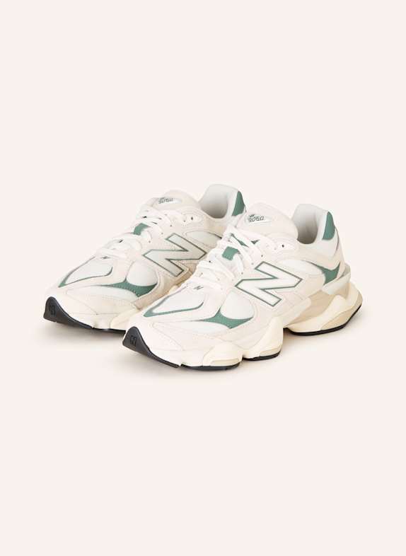 new balance Sneakersy 9060 ECRU/ KREMOWY/ ZIELONY
