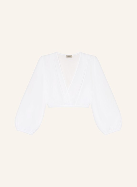 CocoVero Dirndlbluse IDA mit 3/4-Arm WEISS