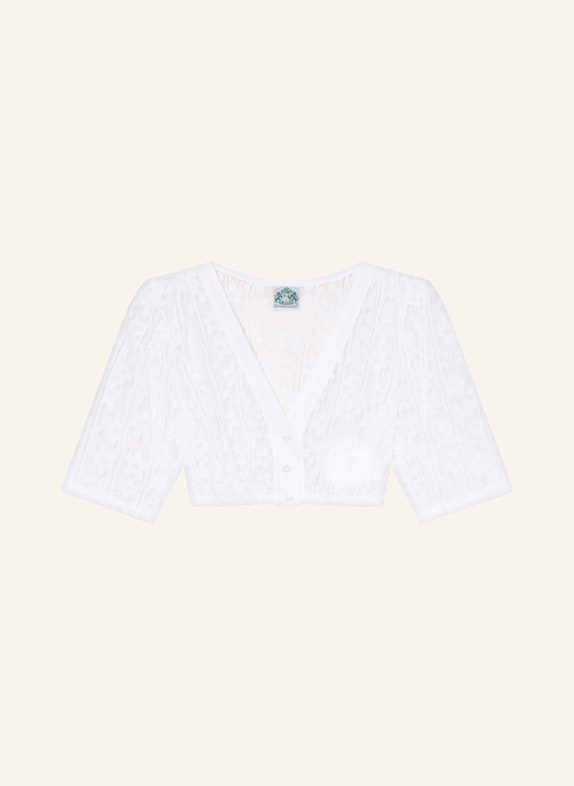 Hammerschmid Dirndlbluse ANINA aus Spitze WEISS