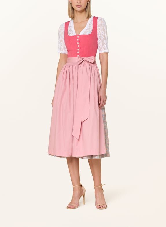 Hammerschmid Bluză dirndl ANINA din dantelă ALB