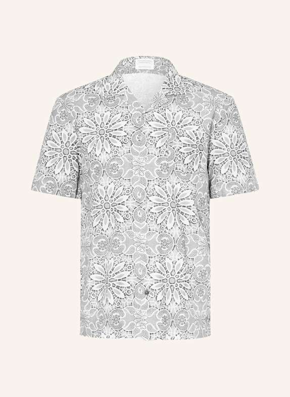 COLOURS & SONS Resorthemd Regular Fit GRÜN/ DUNKELGRÜN/ ECRU
