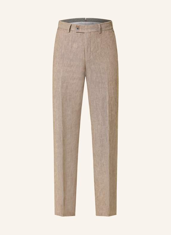 HILTL Chino Slim Fit aus Leinen HELLGRAU