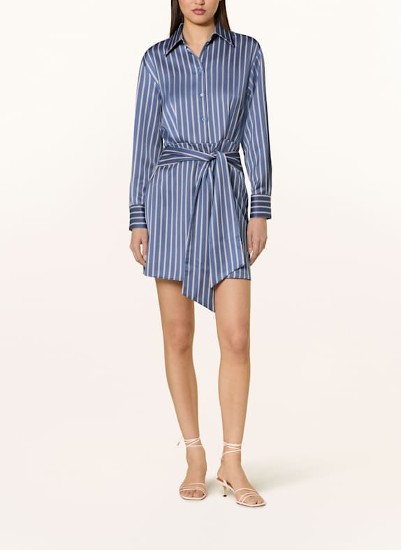 MAX 
Co. Hemdblusenkleid NICHOLS BLAU/ HELLROSA
