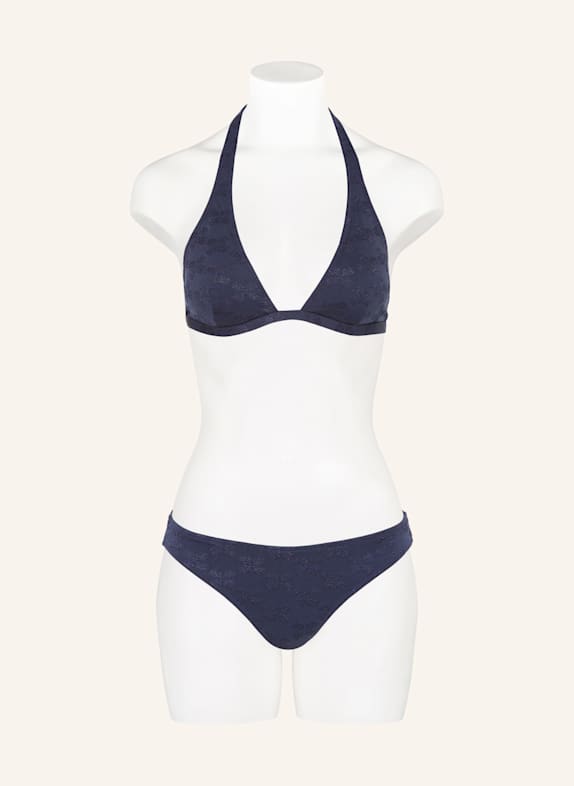VILEBREQUIN Neckholder-bikinitop JACQUARD TURTLE MONOGRAM FLECHE DONKERBLAUW
