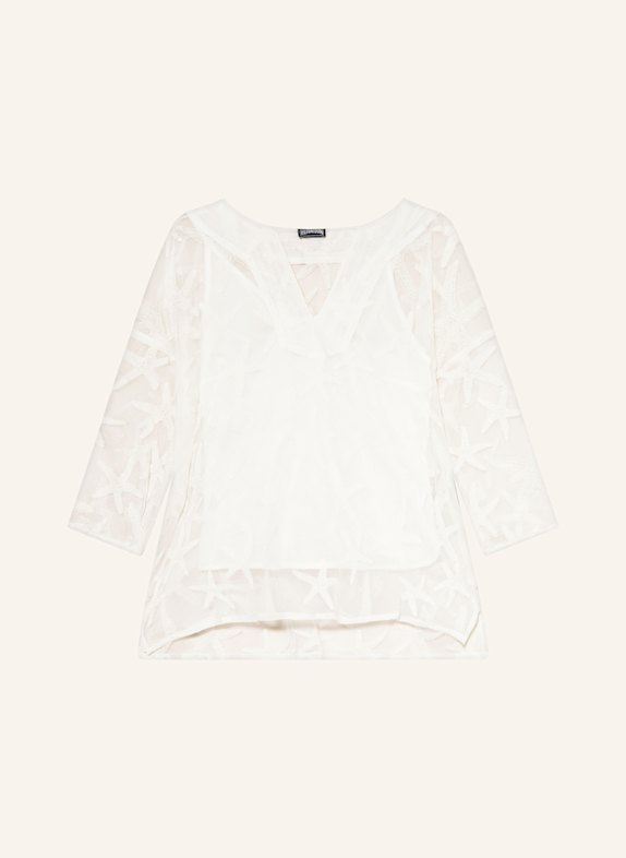 VILEBREQUIN Blusenshirt SOLID LORNA aus Seide ECRU