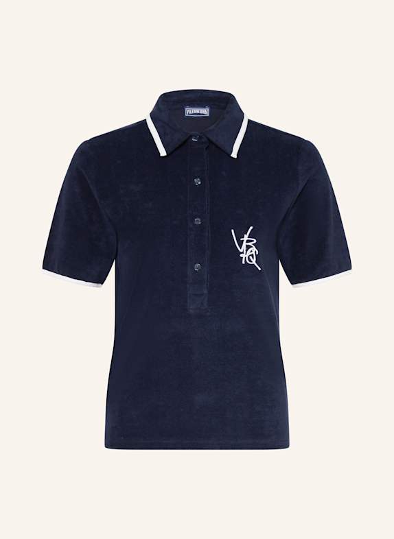 VILEBREQUIN Frottee-Poloshirt LIZEA DUNKELBLAU