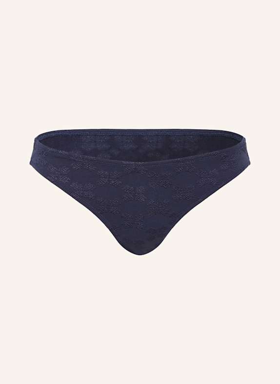 VILEBREQUIN Basic-Bikini-Hose TURTLE MONOGRAM FRISE DUNKELBLAU