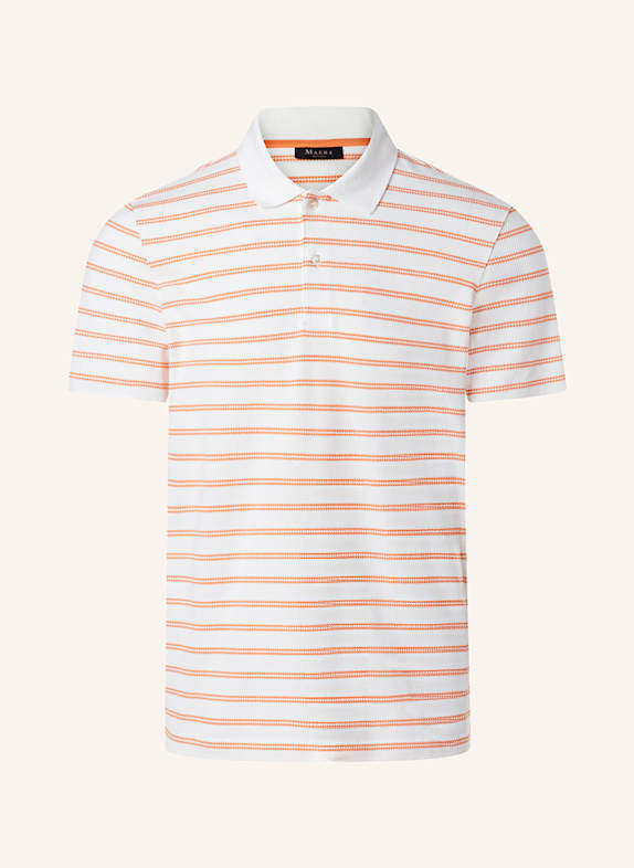 MAERZ MUENCHEN Jersey-Poloshirt Regular Fit ORANGE/ CREME