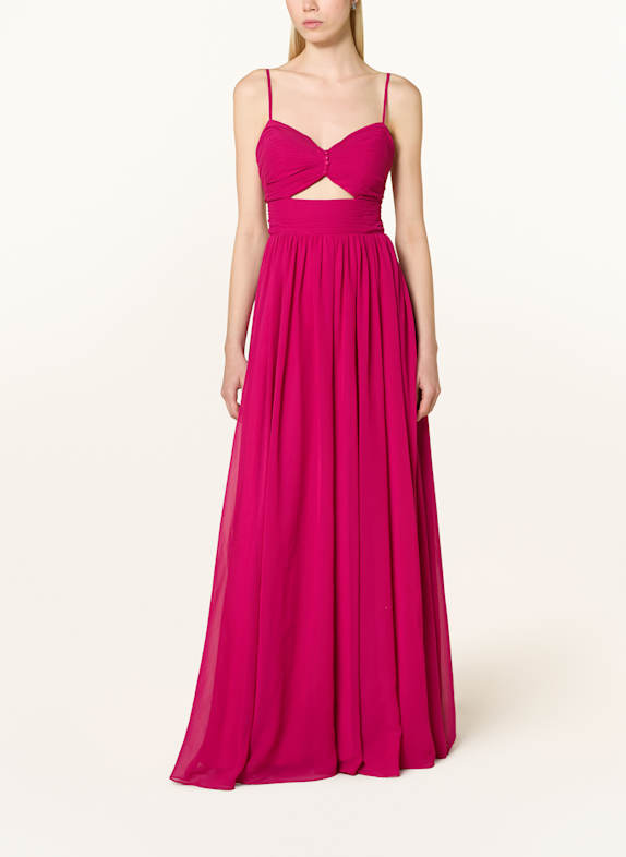Hey Kyla Abendkleid mit Plissees FUCHSIA
