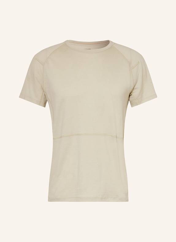 icebreaker T-shirt MER 200 ELEVATION BEŻOWY