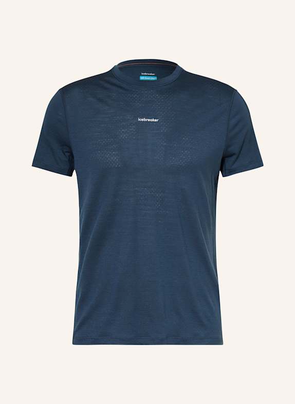 icebreaker T-shirt 125 COOL-LITE™ MERINO BLEND SPHERE III GRANATOWY