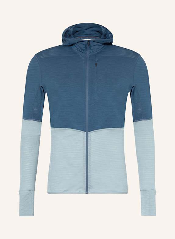 icebreaker Midlayer-Jacke MERINO BLEND REALFLEECE™ DESCEDER mit Merinowolle PETROL/ MINT