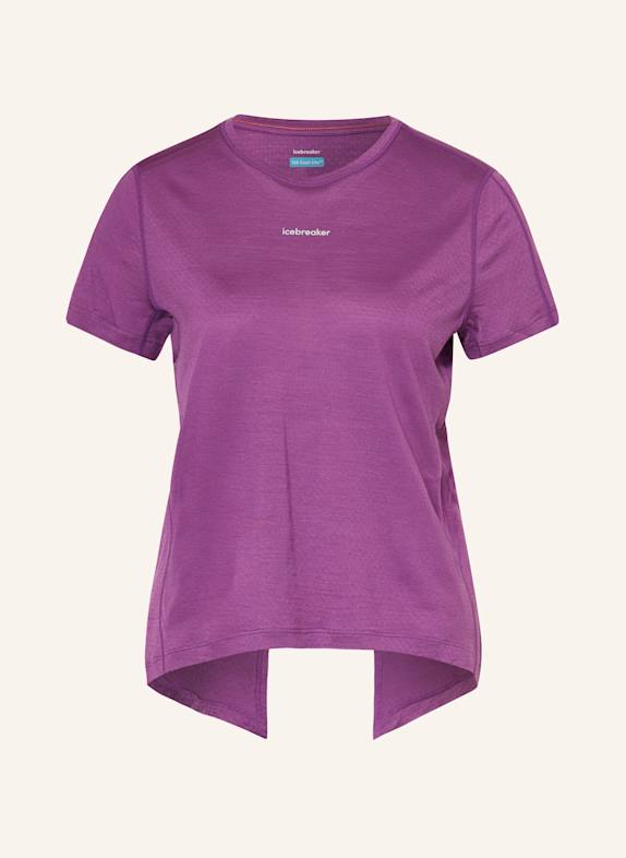 icebreaker T-shirt 125 COOL-LITE™ SPEED z dodatkiem wełny merino FUKSJA
