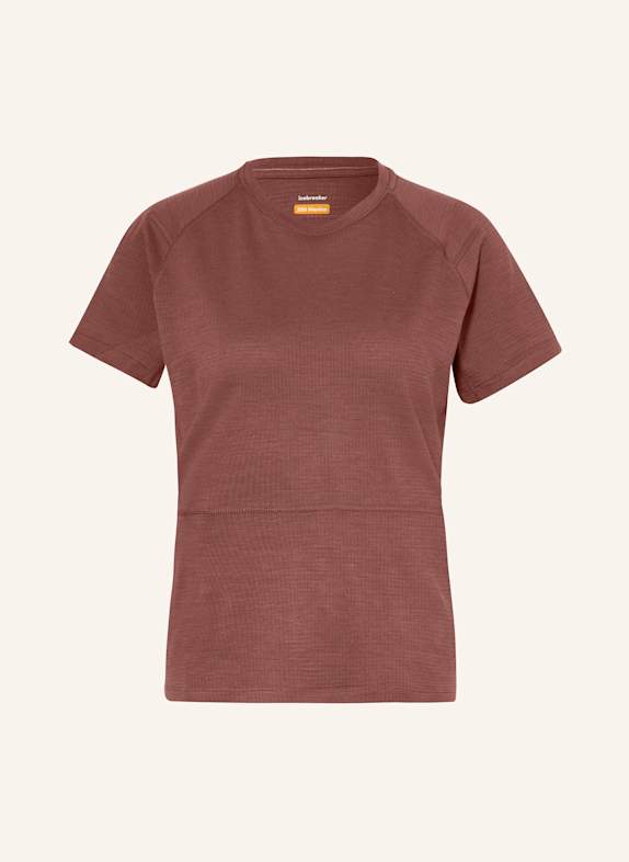 icebreaker T-shirt MERINO 200 BRĄZOWY