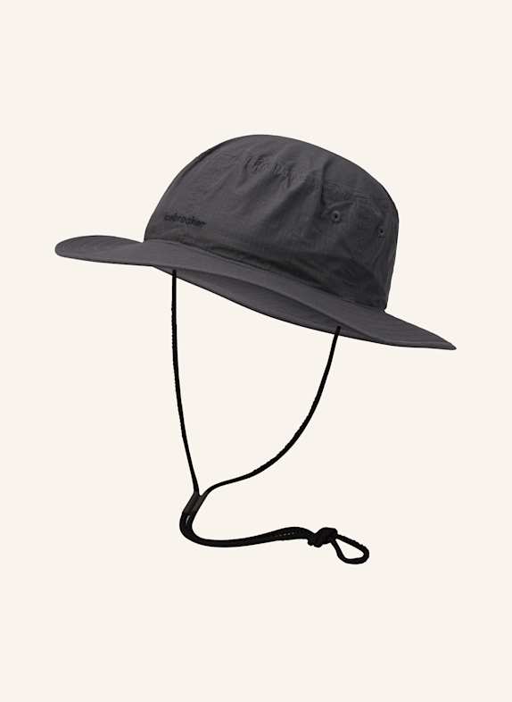 icebreaker Bucket-Hat SHELL+™ COTTON DUNKELGRAU