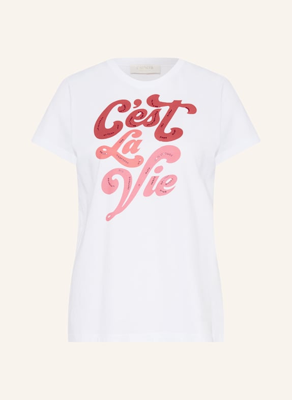 CATNOIR T-shirt WHITE/ LIGHT RED