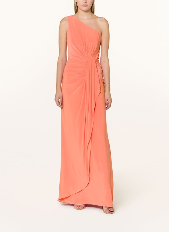 ADRIANNA PAPELL Cocktailkleid aus Jersey LACHS