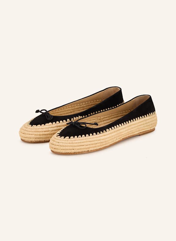 PALOMA BARCELÓ Ballet flats TINA BLACK/ BEIGE