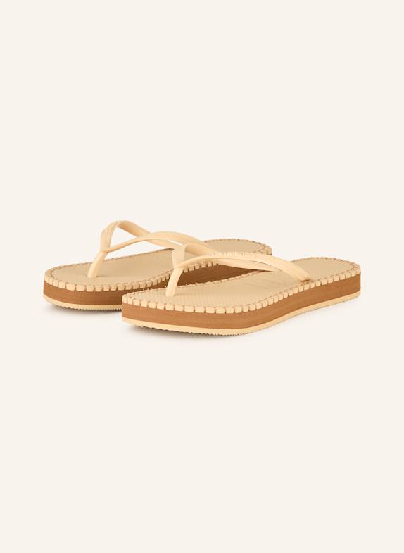 havaianas FLATFORM LOOP flip flops NUDE