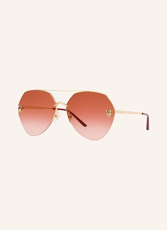 Cartier Sonnenbrille CT0355S 2390U1 - GOLD/ ROT VERLAUF