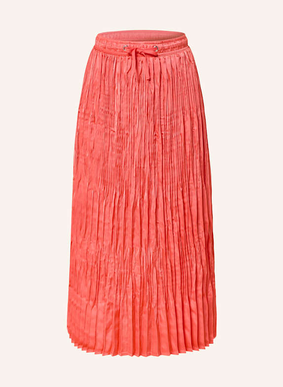 Betty Barclay Pleated skirt made of satin LIGHT RED