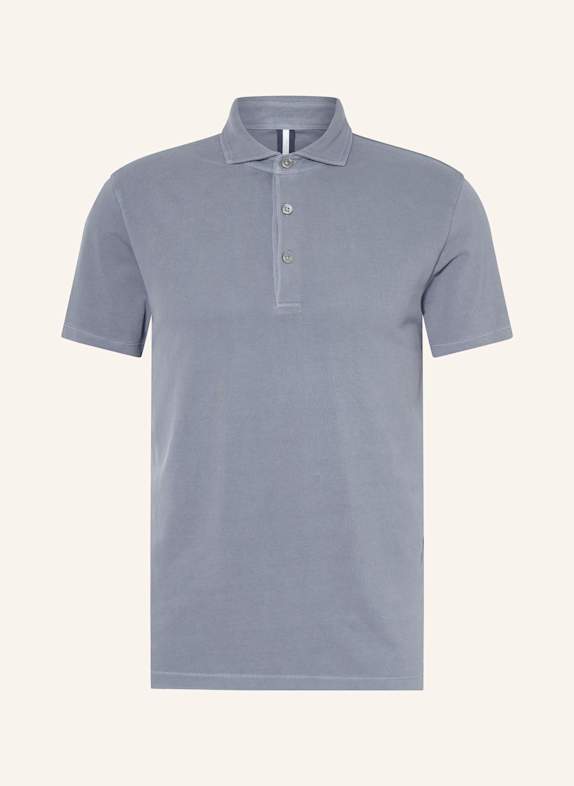 PROFUOMO Piqué-Poloshirt BLAUGRAU