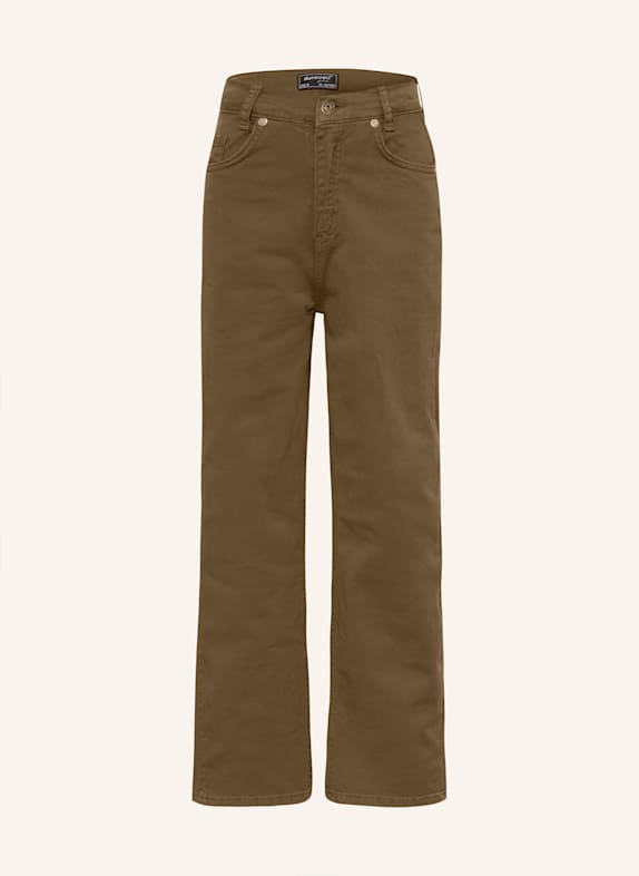 BLUE EFFECT Chinosy slim fit CIEMNOBRĄZOWY