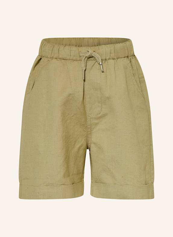 HUST and CLAIRE Shorts HARALD mit Leinen HELLGRÜN