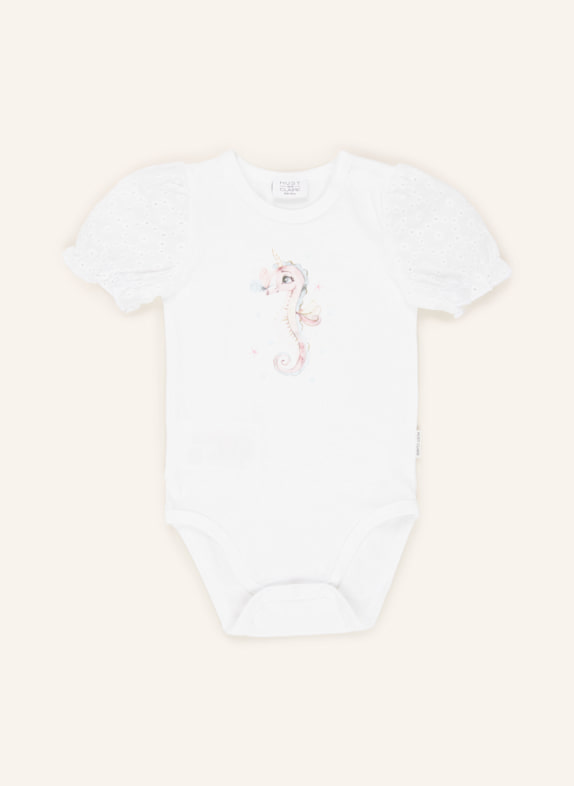 HUST and CLAIRE Body HCBRITT mit Lochspitze WEISS/ ROSA/ HELLBLAU