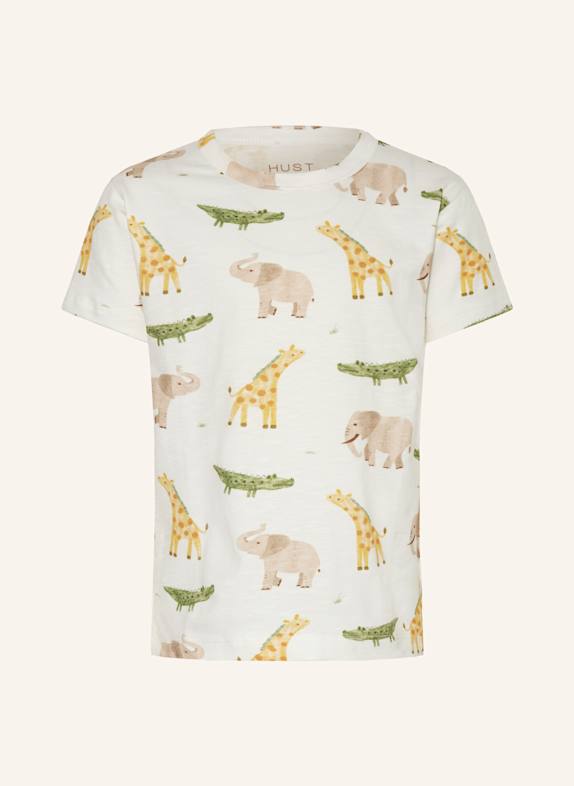HUST and CLAIRE T-Shirt HCAUGUST WEISS/ GRÜN/ GELB