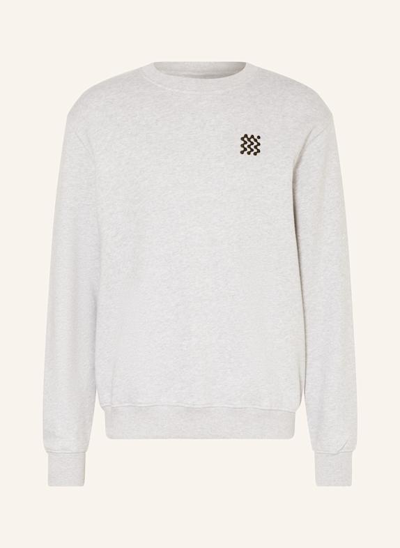 MANORS Sweatshirt COURSE HELLGRAU