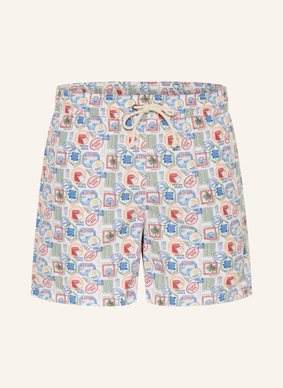 RIPA RIPA Badeshorts IN VIAGGIO WEISS/ BLAU/ GRÜN