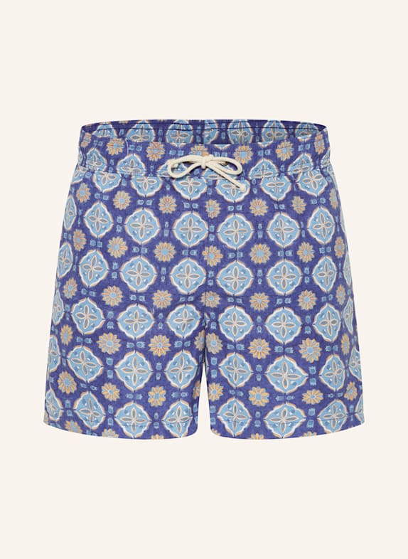 RIPA RIPA Kąpielówki bokserki MAESTRALE CELESTE/BLU GRANATOWY / JASNONIEBIESKI / POMARAŃCZOWY