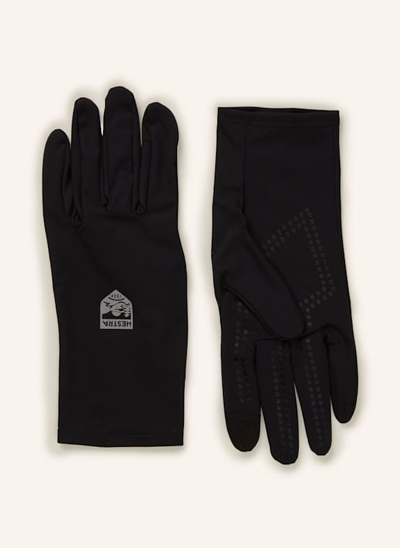 HESTRA Multisporthandschuhe WINDBREAKER LINER LIGHT mit Touchscreen-Funktion SCHWARZ