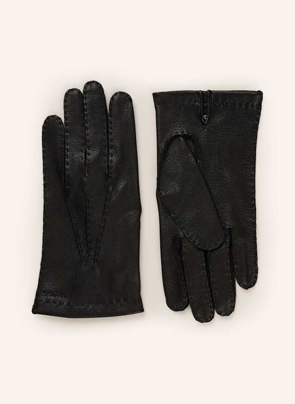 HESTRA Lederhandschuhe HENRY SCHWARZ