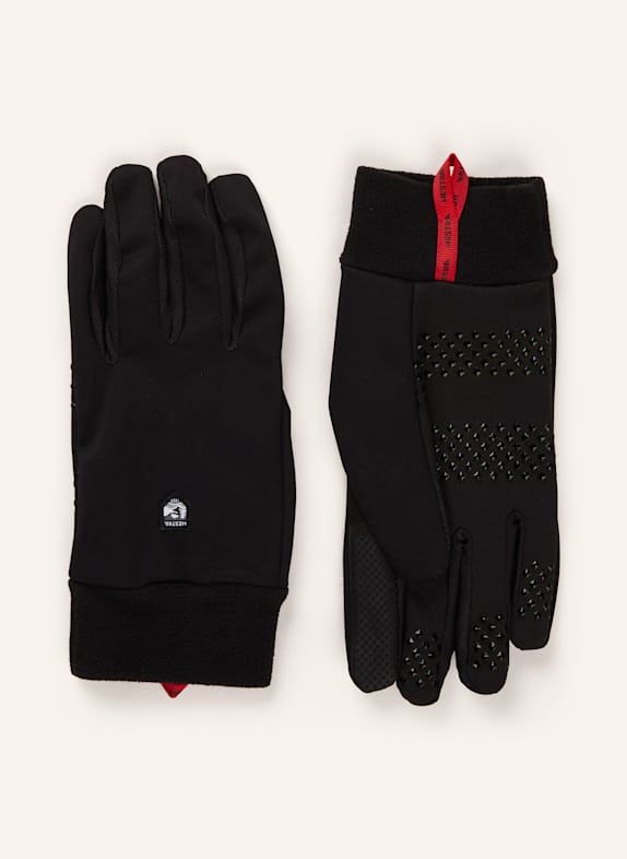 HESTRA Multisporthandschuhe WINDSHIELD LINER mit Touchscreen-Funktion SCHWARZ