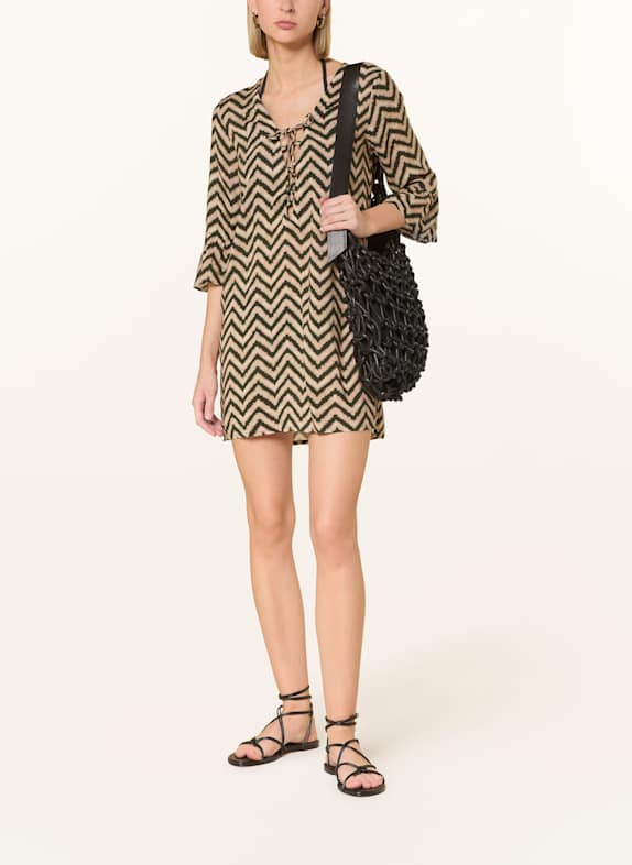 BANANA MOON COUTURE SYLMARVOIL HOALA beach dress BEIGE/ BLACK/ ECRU