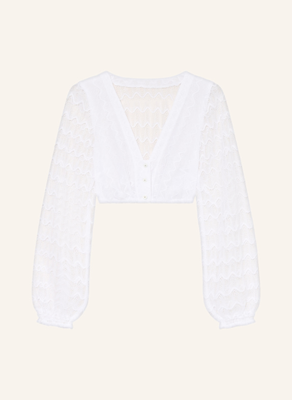 WALDORFF Dirndlbluse aus Spitze WEISS