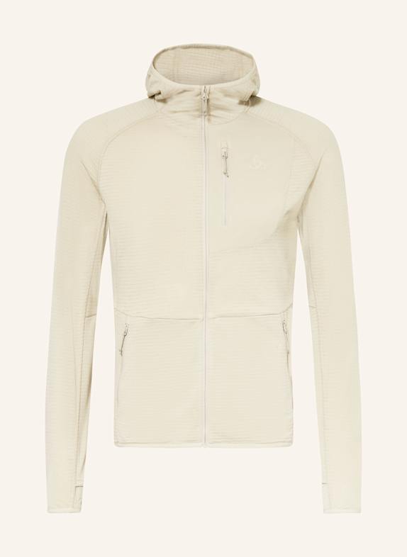 odlo Midlayer-Jacke ASCENT ECRU