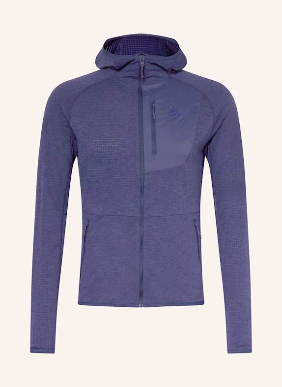 odlo Bunda Midlayer ASCENT TMAVĚ FIALOVÁ