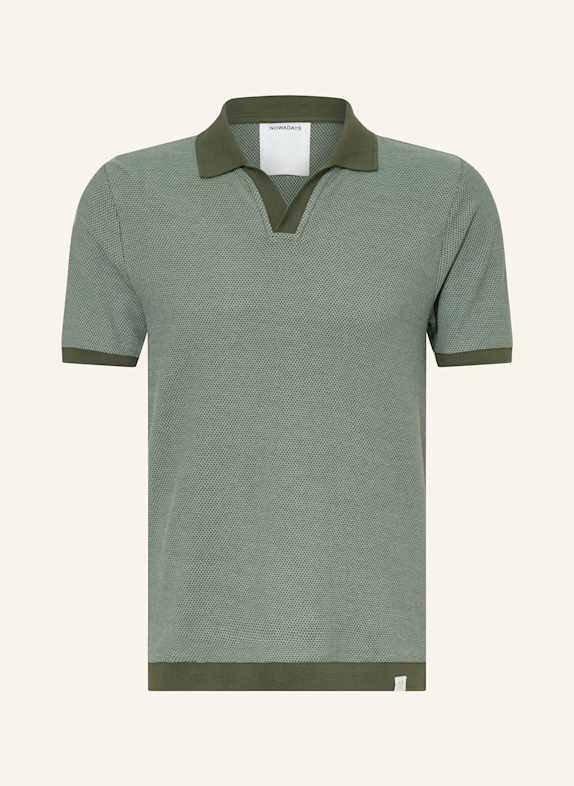 NOWADAYS Strick-Poloshirt GRÜN