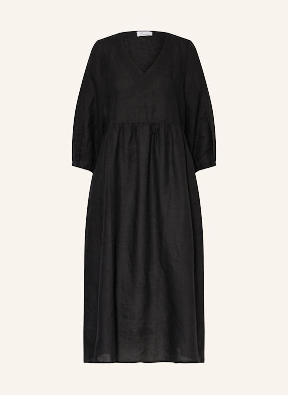 Princess GOES HOLLYWOOD Leinenkleid mit 3/4-Arm SCHWARZ