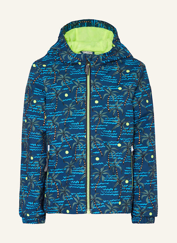 killtec Funktionsjacke FIOS 4 DUNKELBLAU/ NEONGELB/ GRÜN