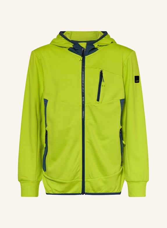 killtec Midlayer-Jacke KOS 159 BYS FLX JCKT NEONGRÜN/ BLAUGRAU