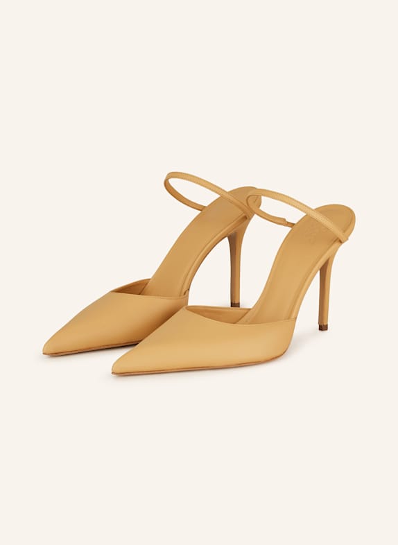 GIA BORGHINI Mules COGNAC