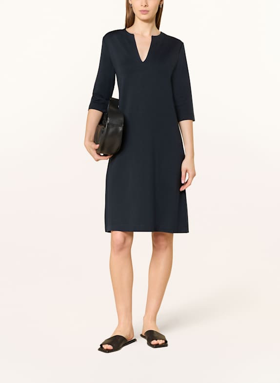 LANIUS Jerseykleid mit 3/4-Arm DUNKELBLAU