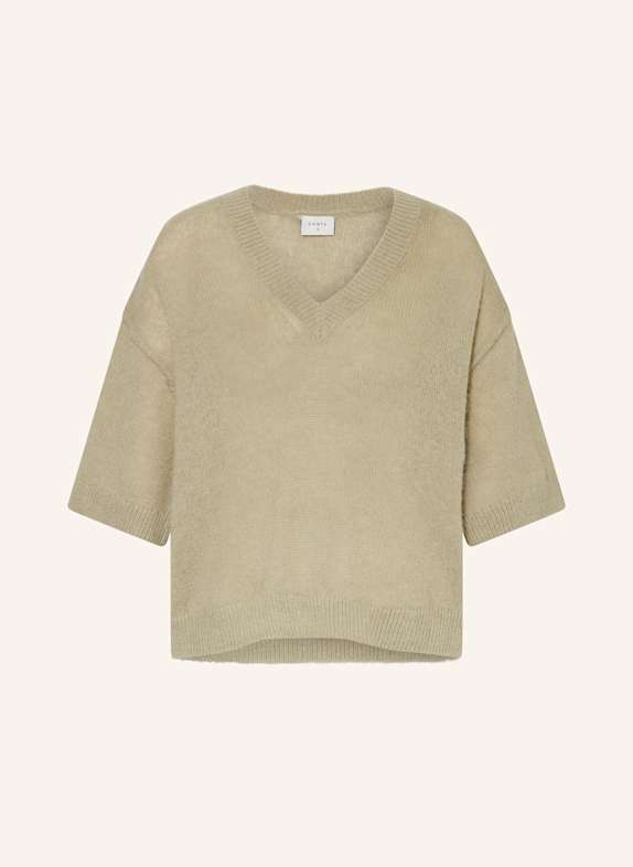 DANTE6 Pullover THALYA mit Alpaka und 3/4-Arm HELLGRÜN