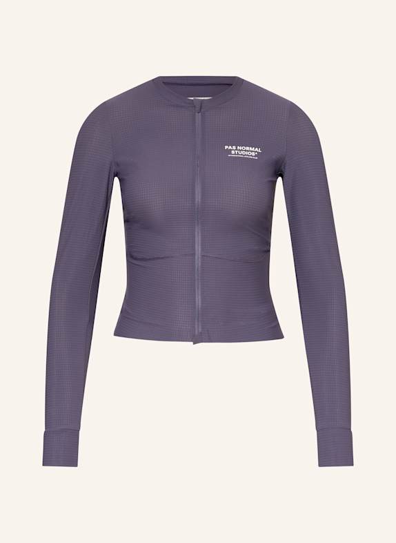 PAS NORMAL STUDIOS Cycling jersey MECHANISM PRO LONG SLEEVE JERSEY PURPLE