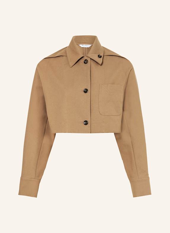 Max Mara Cropped-Jacke SMALTO BRAUN